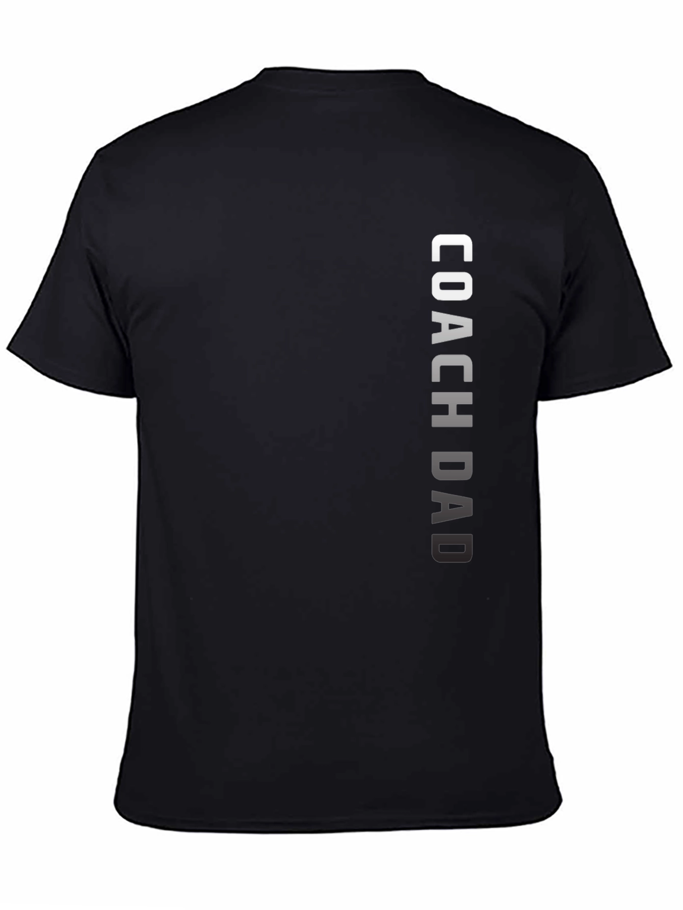 Coach Dad Black T-Shirt