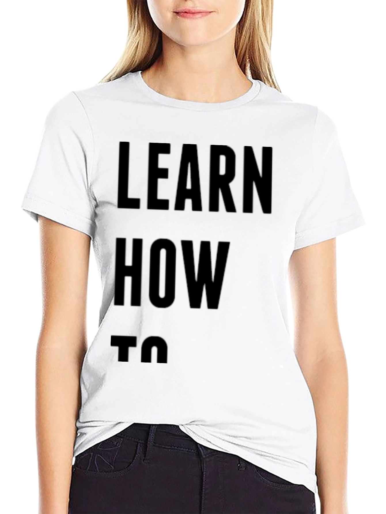 Learn How To T-Shirt | Mens Black Tee