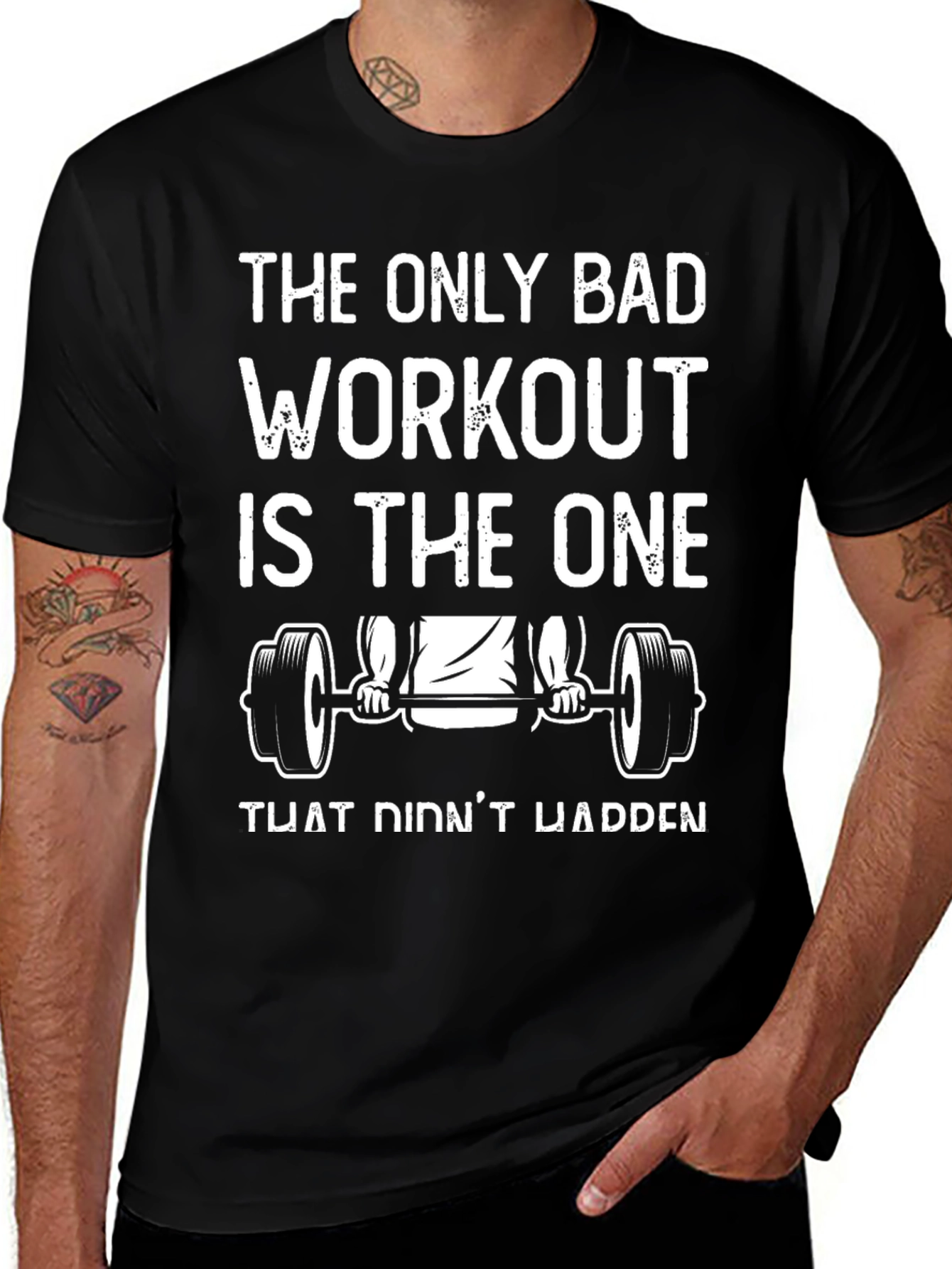 Workout Motivation T-Shirt - Gym Fitness Apparel
