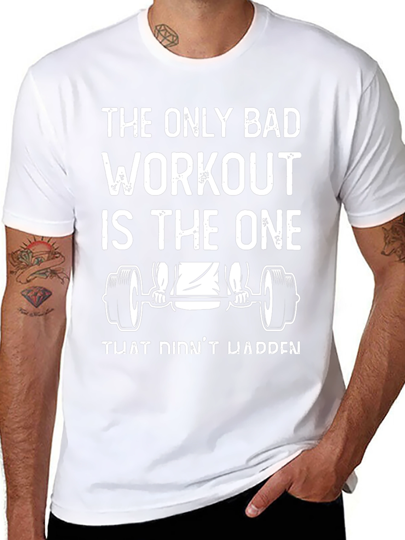 Workout Motivation T-Shirt - Gym Fitness Apparel