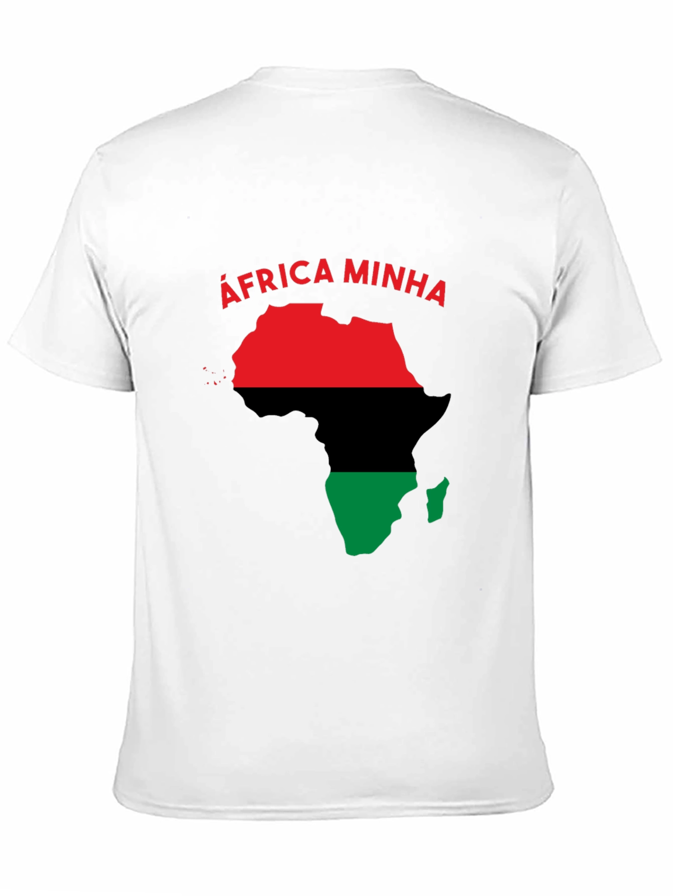 Africa Minha T-Shirt - Red Black and Green