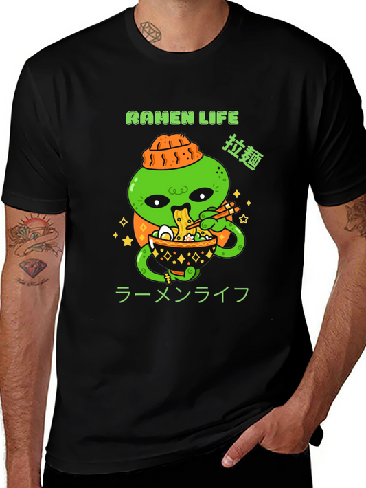 Ramen Life Graphic Tee - Alien Noodles