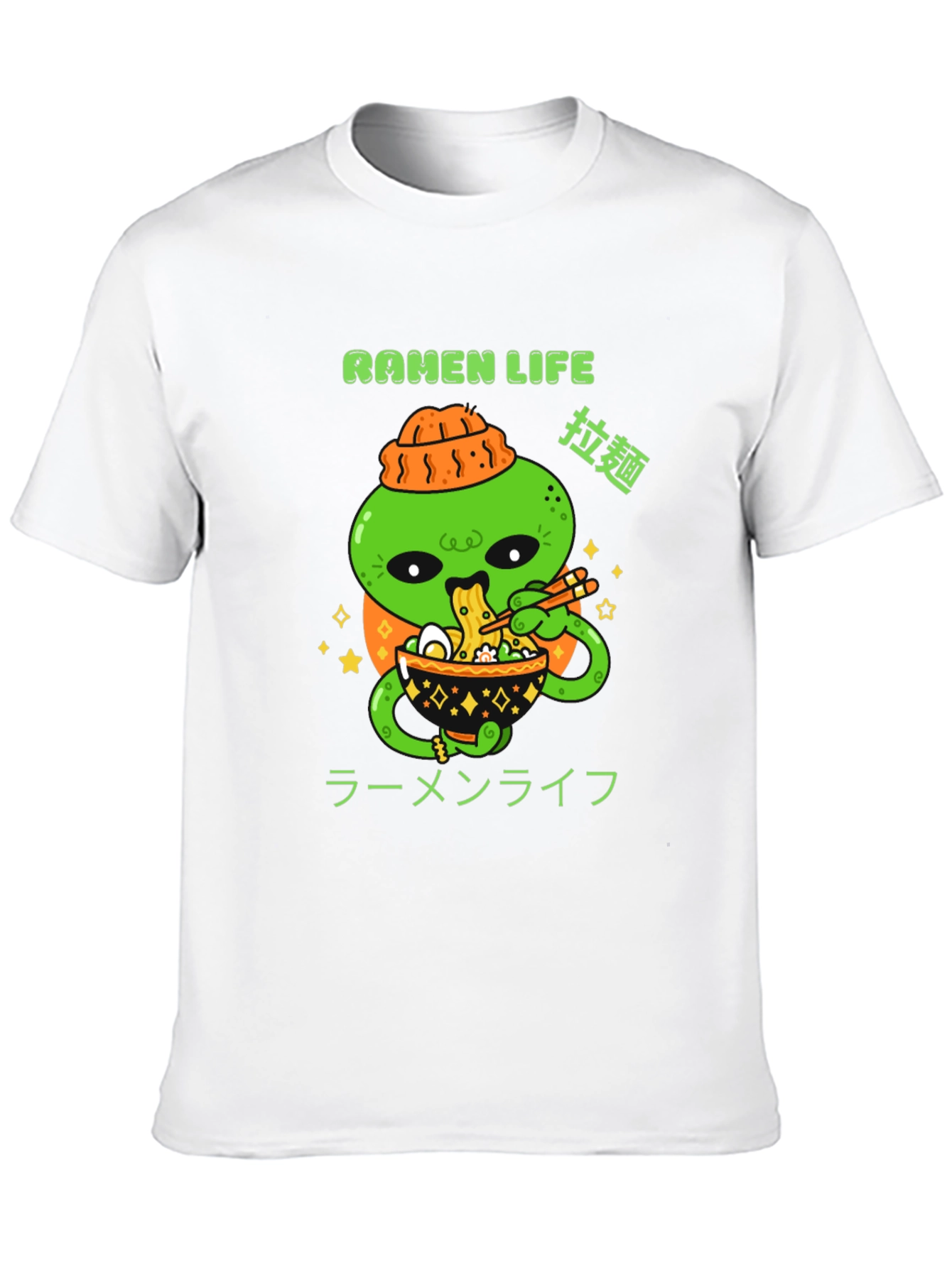 Ramen Life Graphic Tee - Alien Noodles
