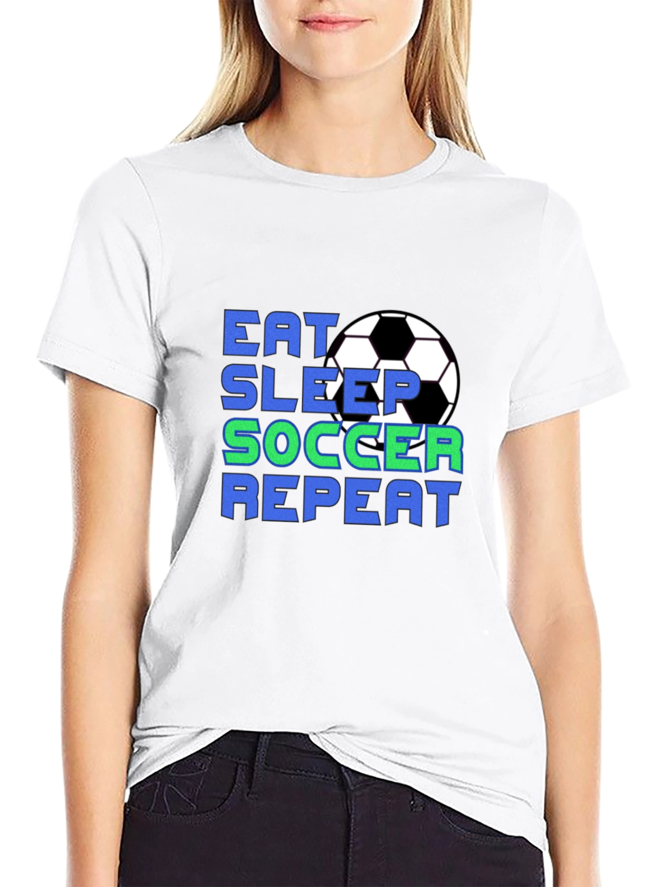 Eat Sleep Soccer Repeat T-Shirt