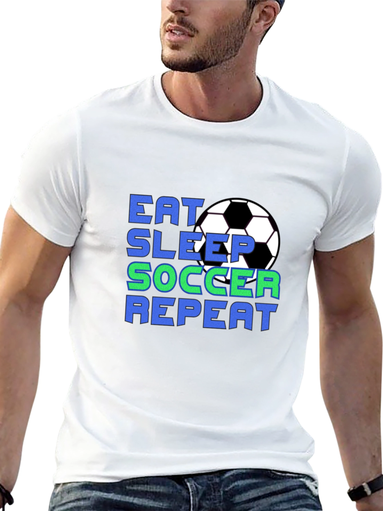 Eat Sleep Soccer Repeat T-Shirt