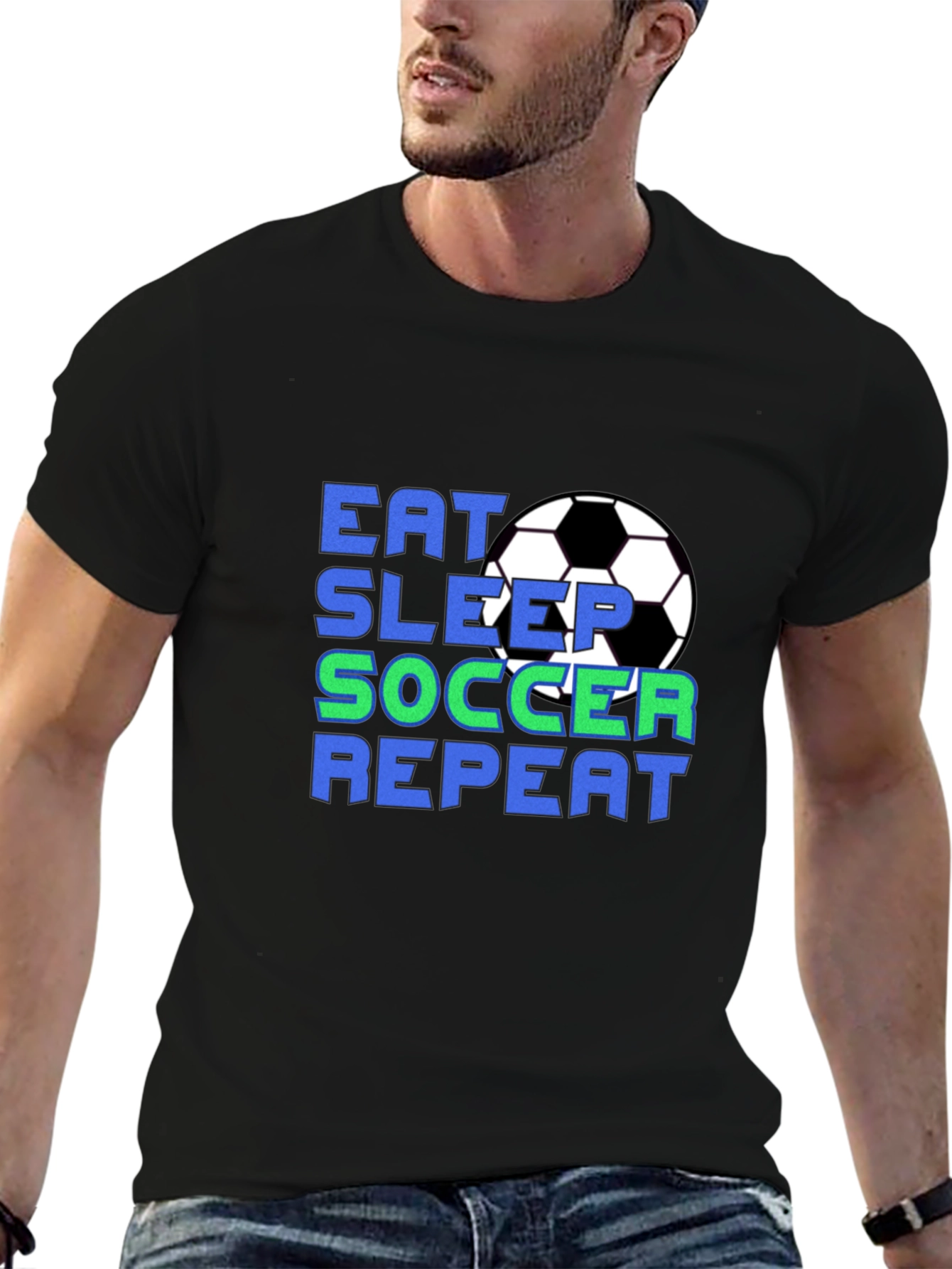 Eat Sleep Soccer Repeat T-Shirt