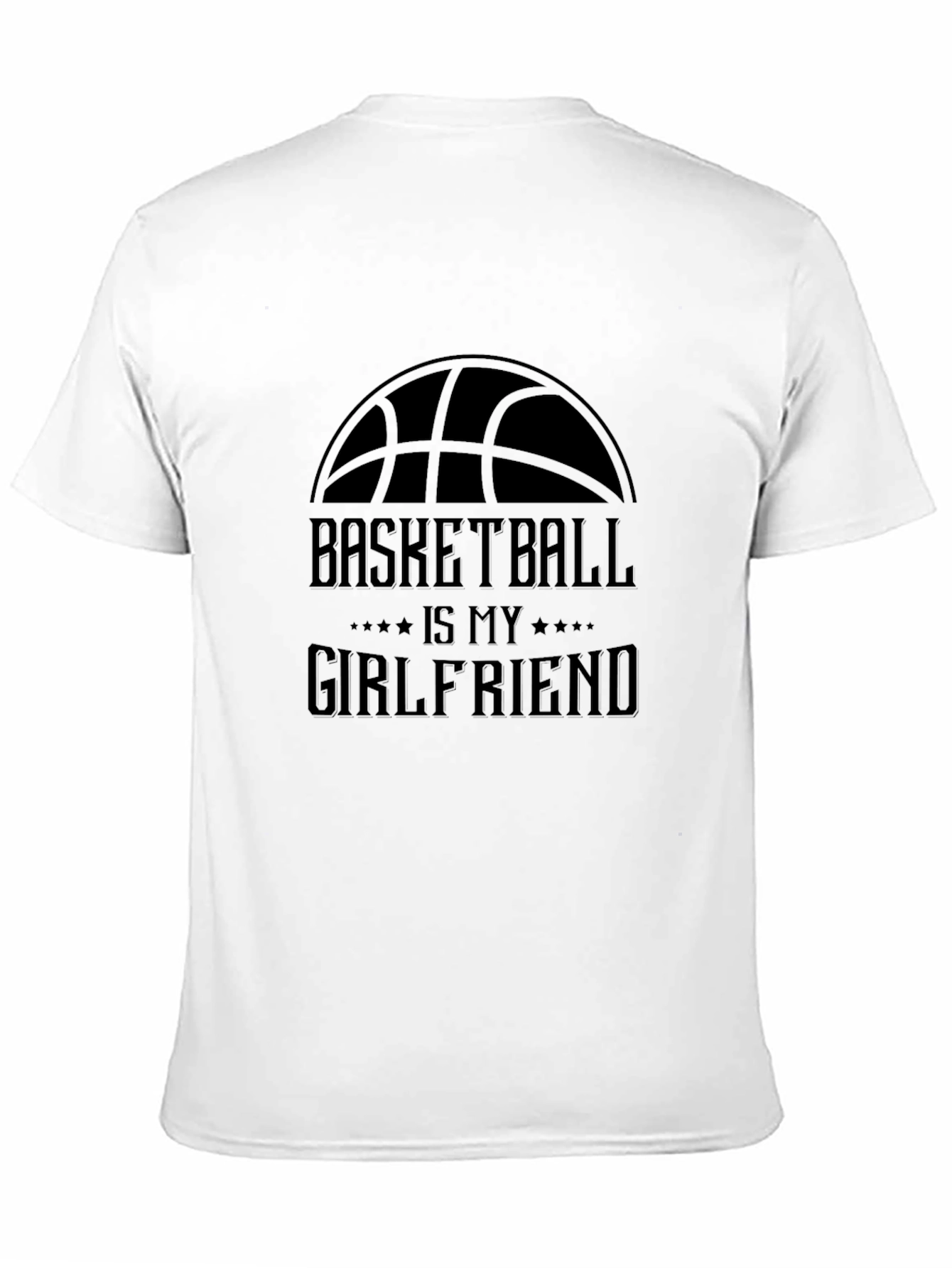 Basketball is My Girlfriend Black T-Shirt