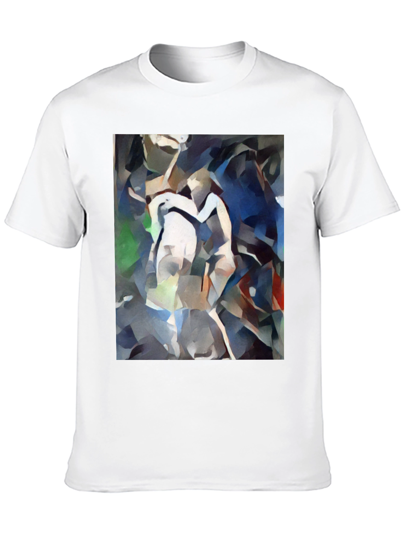 Abstract Art T-Shirt - Modern Geometric Design