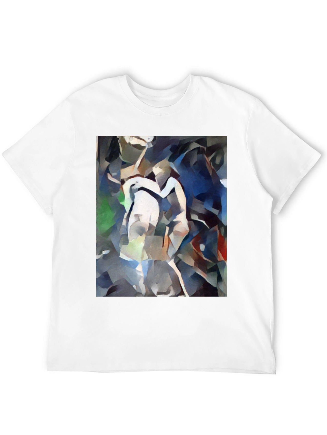 Abstract Art T-Shirt - Modern Geometric Design