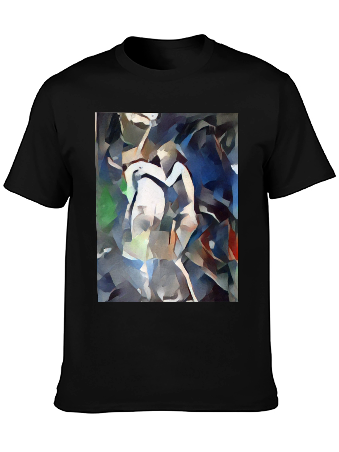 Abstract Art T-Shirt - Modern Geometric Design