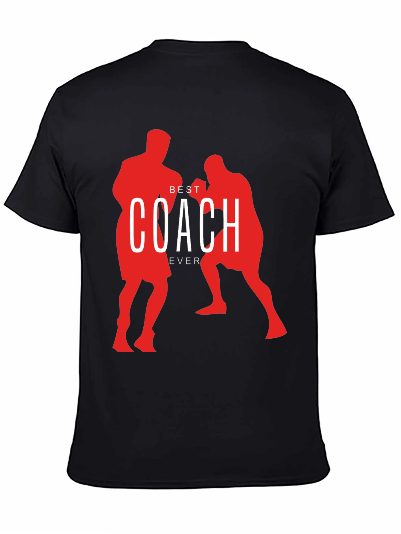 Best Coach Ever Boxing Silhouette T-Shirt