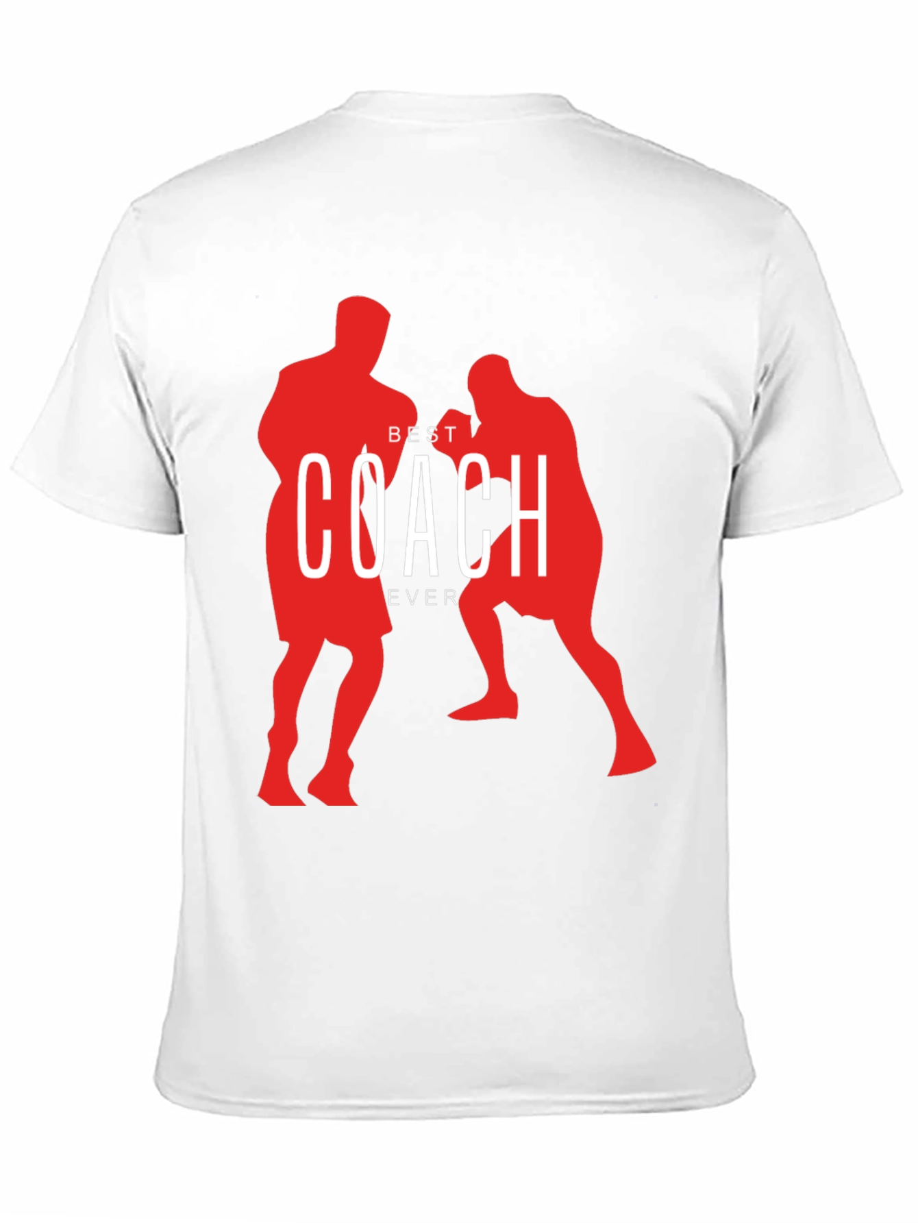 Best Coach Ever Boxing Silhouette T-Shirt