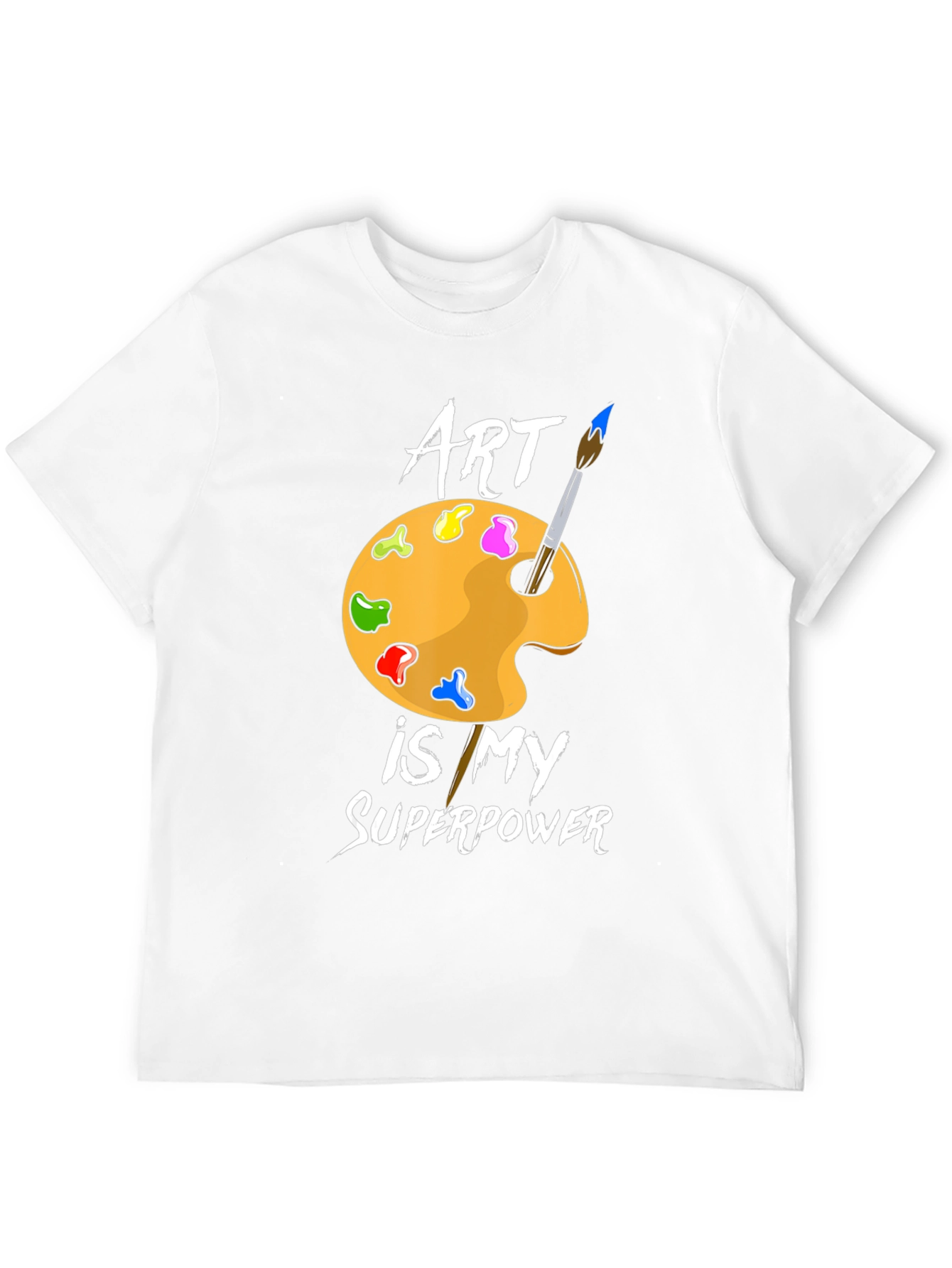 Art Is My Superpower T-Shirt - Painters Palette Design