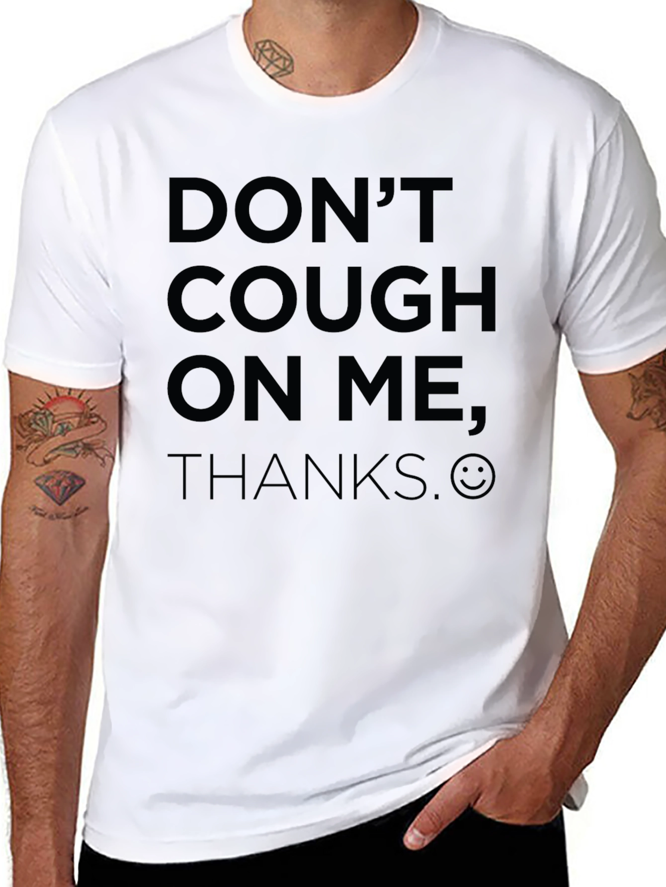 Dont Cough on Me Funny Graphic T-Shirt