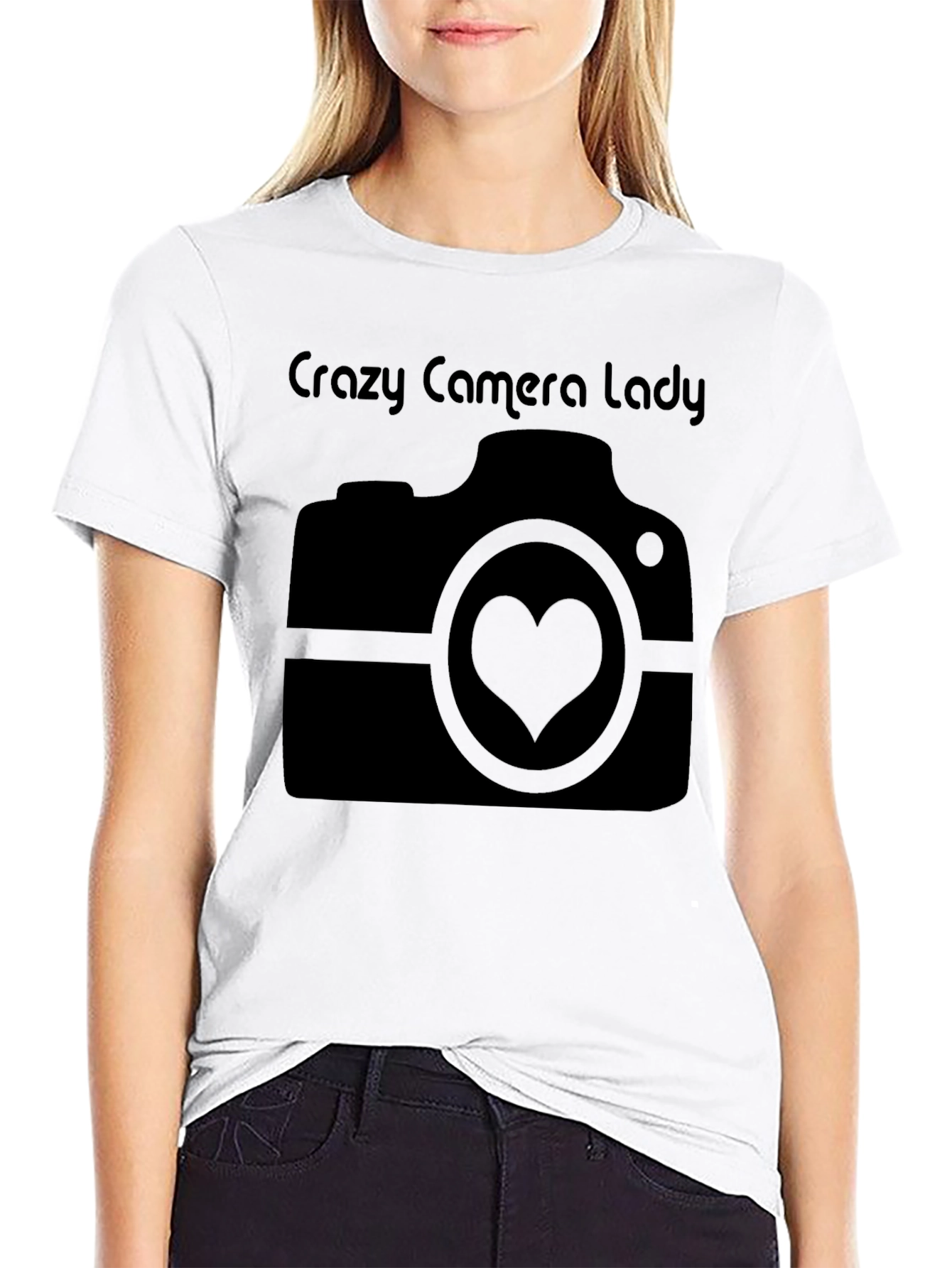 Crazy Camera Lady T-Shirt - Photo Lover Gift