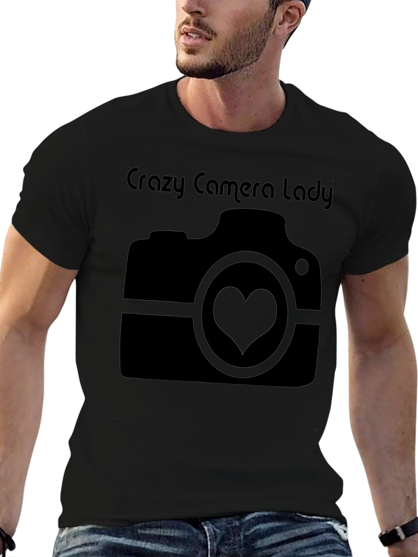 Crazy Camera Lady T-Shirt - Photo Lover Gift