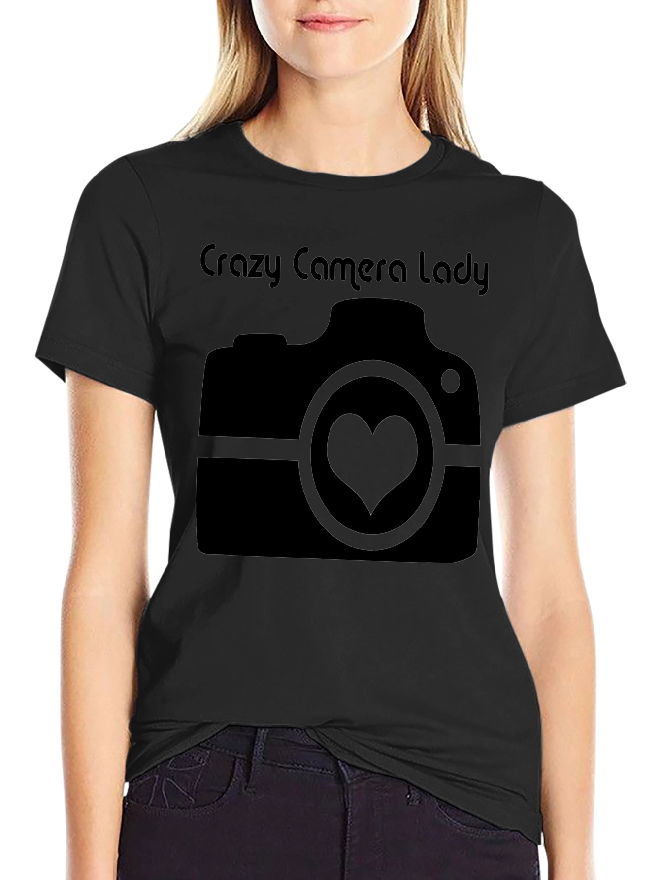 Crazy Camera Lady T-Shirt - Photo Lover Gift