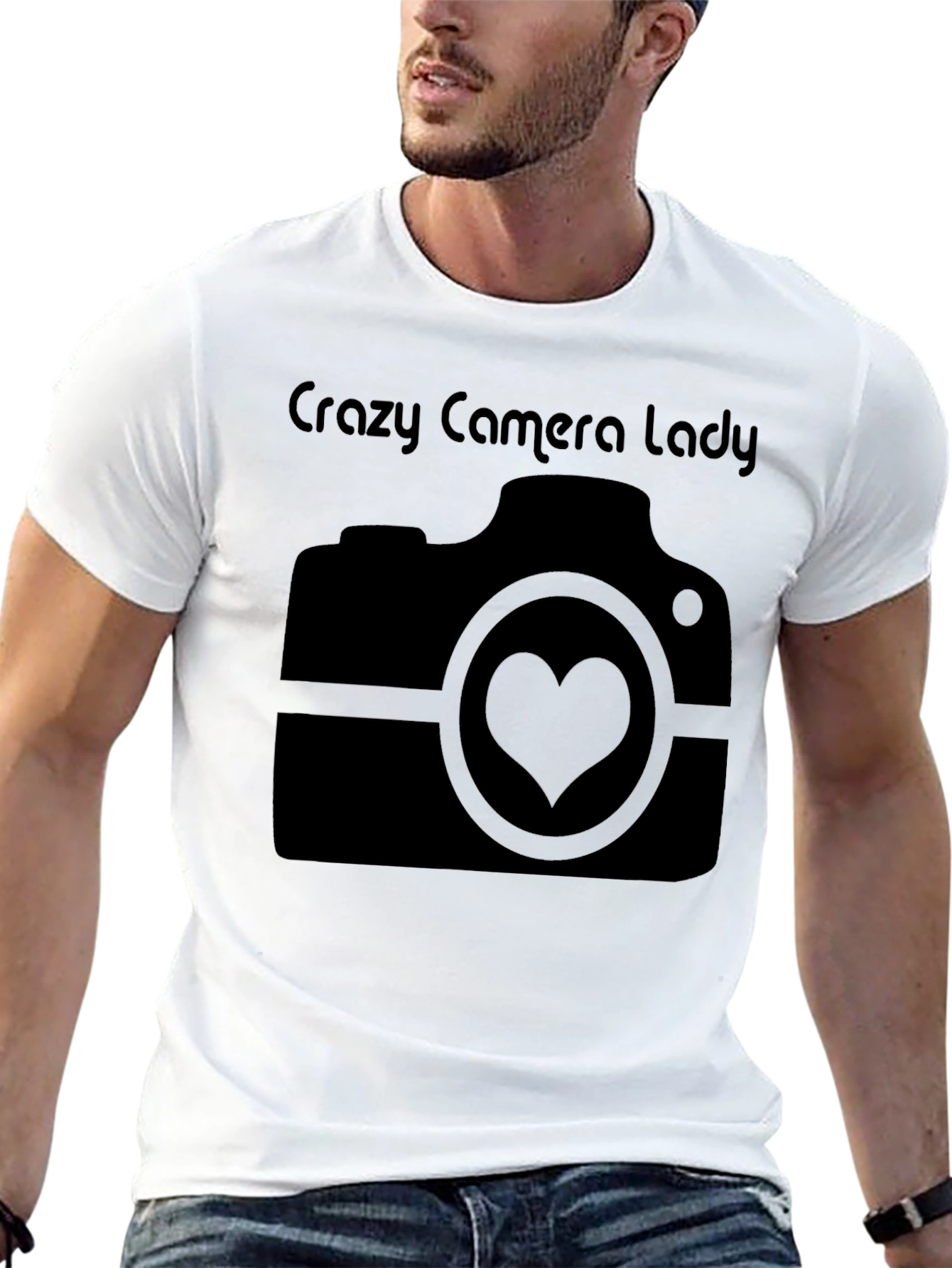 Crazy Camera Lady T-Shirt - Photo Lover Gift