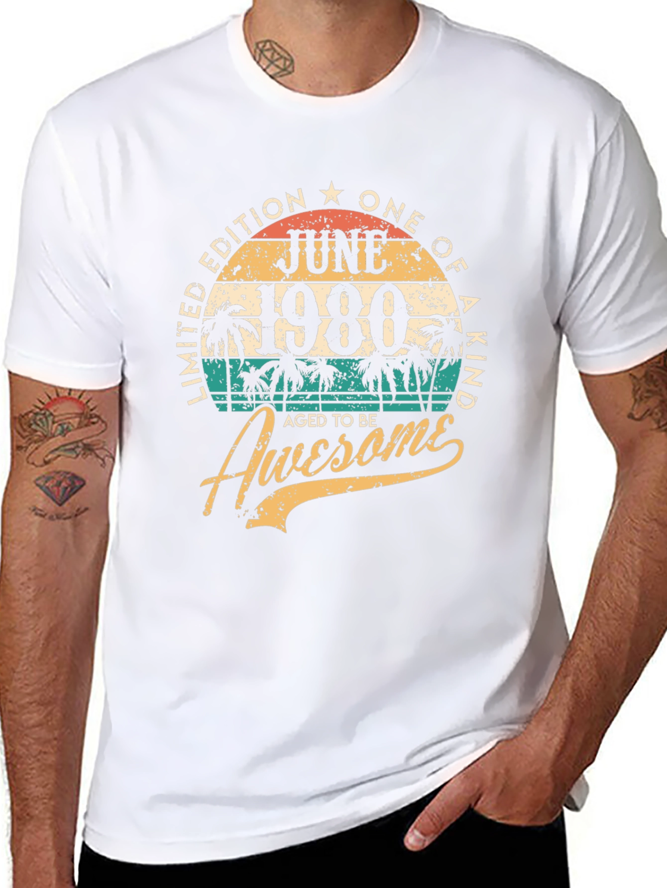 June 1980 Limited Edition 44th Birthday T-Shirt