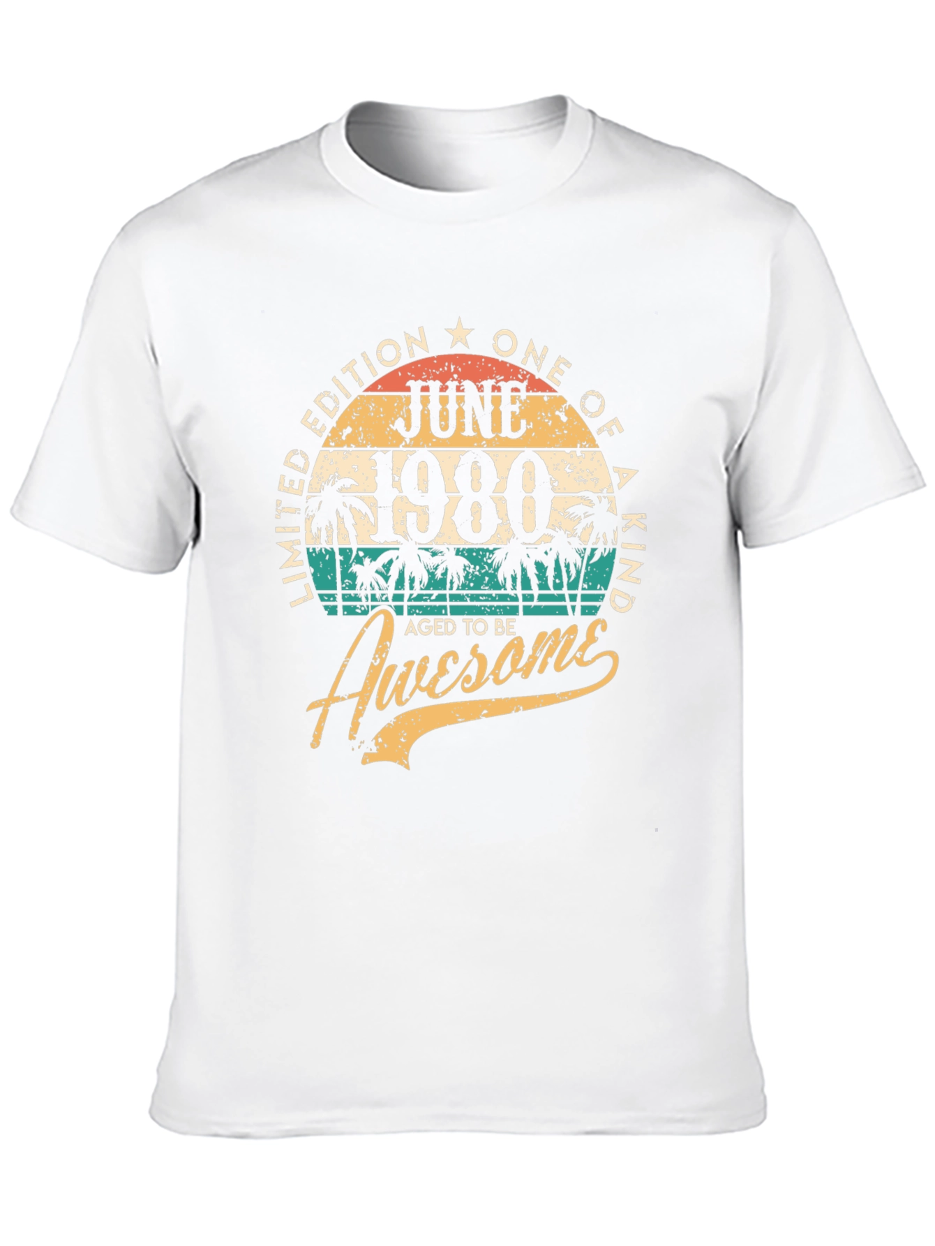 June 1980 Limited Edition 44th Birthday T-Shirt