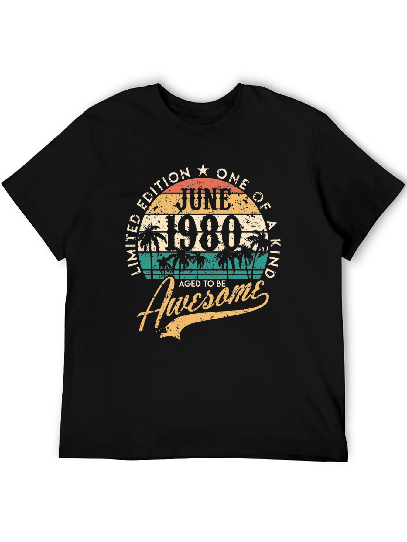 June 1980 Limited Edition 44th Birthday T-Shirt