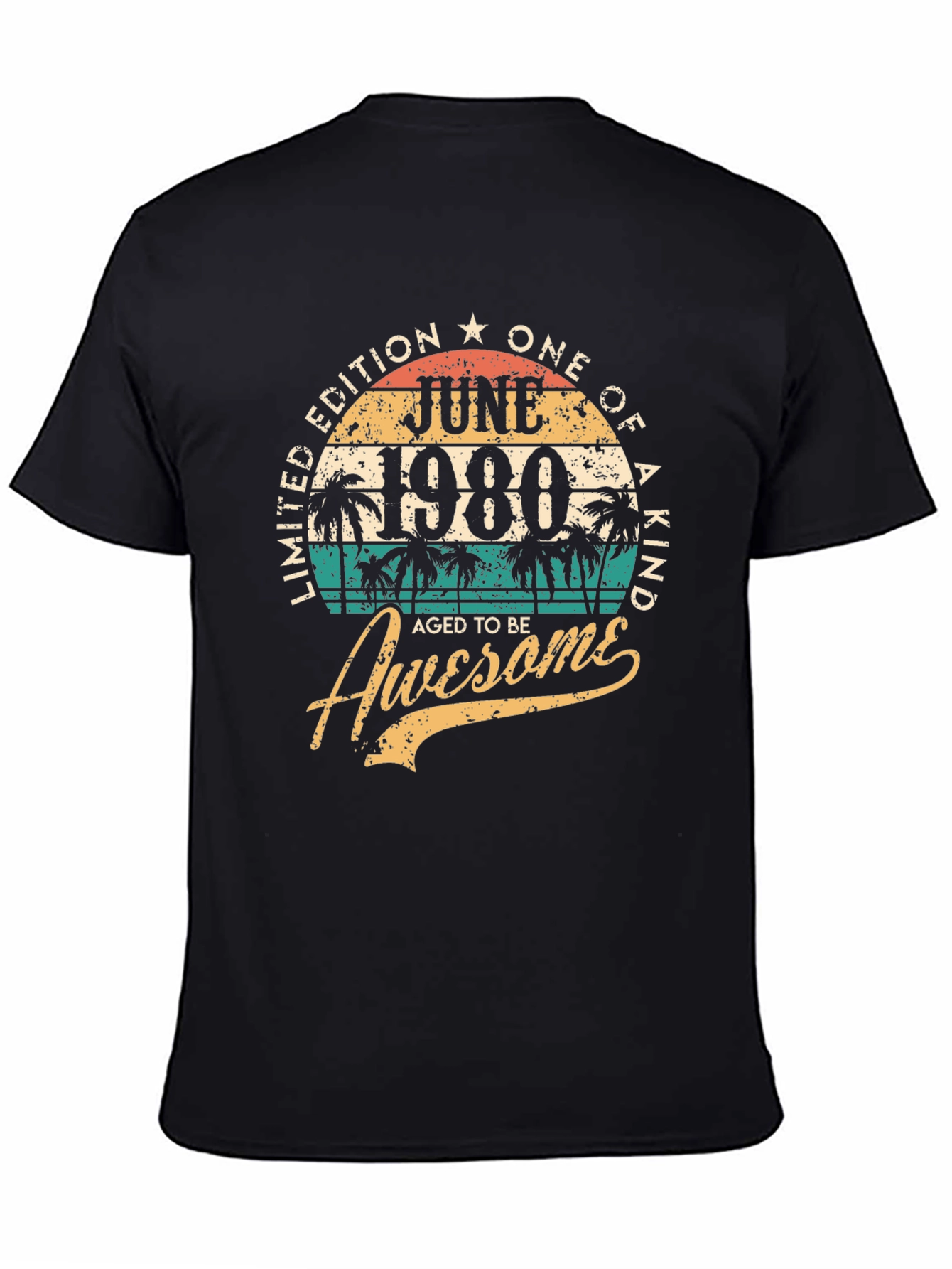 June 1980 Limited Edition 44th Birthday T-Shirt