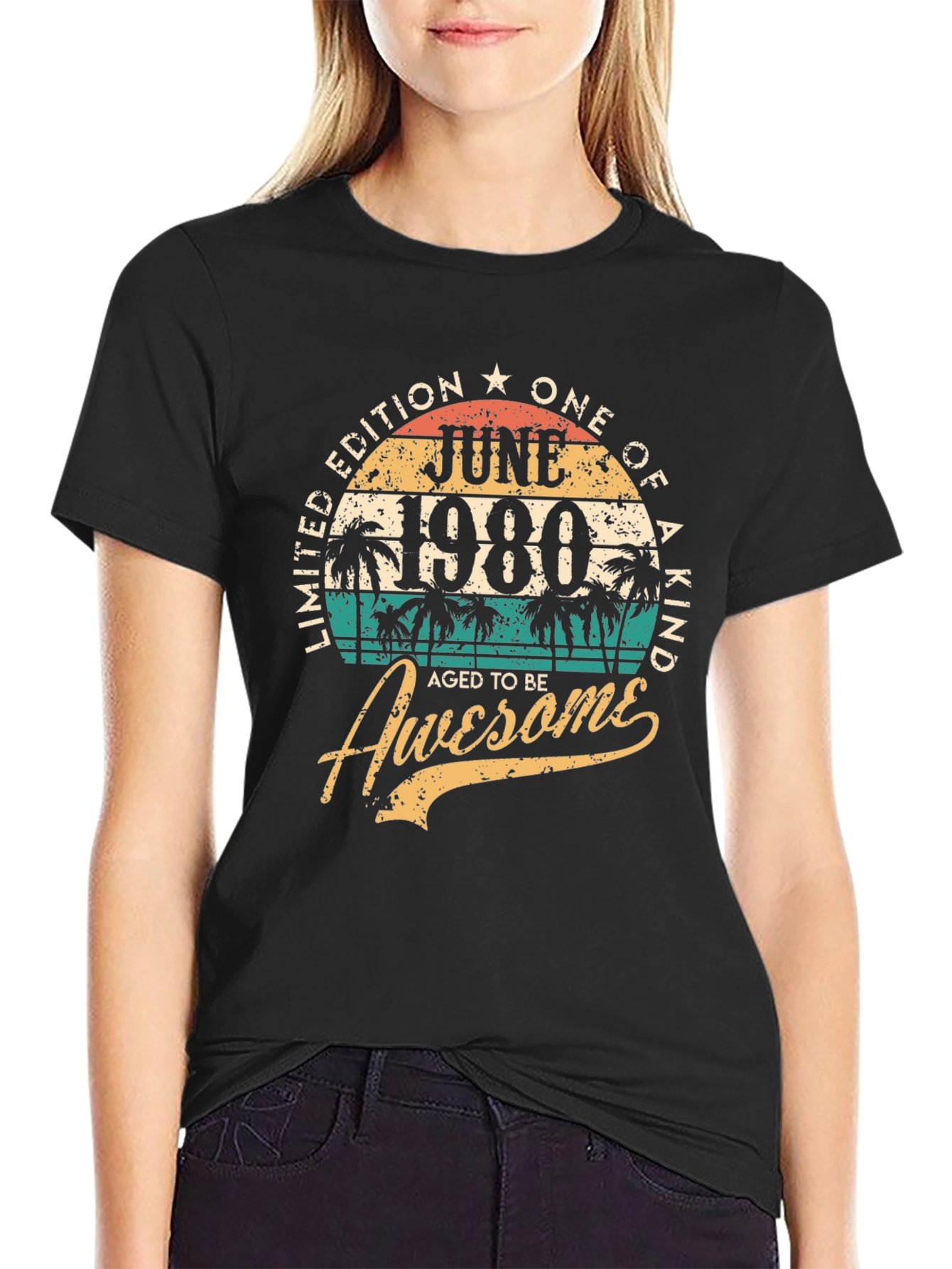 June 1980 Limited Edition 44th Birthday T-Shirt