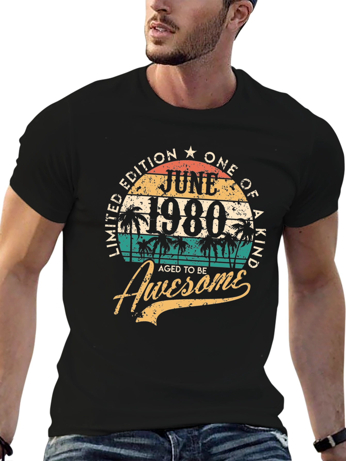 June 1980 Limited Edition 44th Birthday T-Shirt