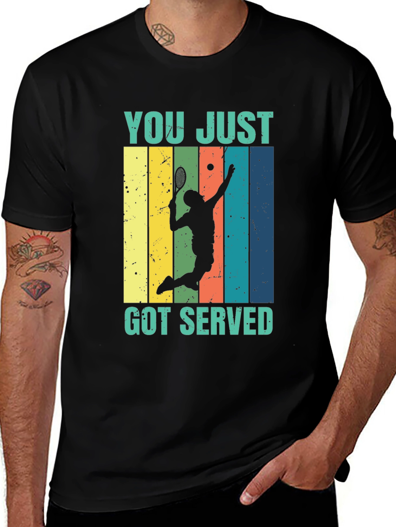 You Just Got Served Tennis Graphic Tee