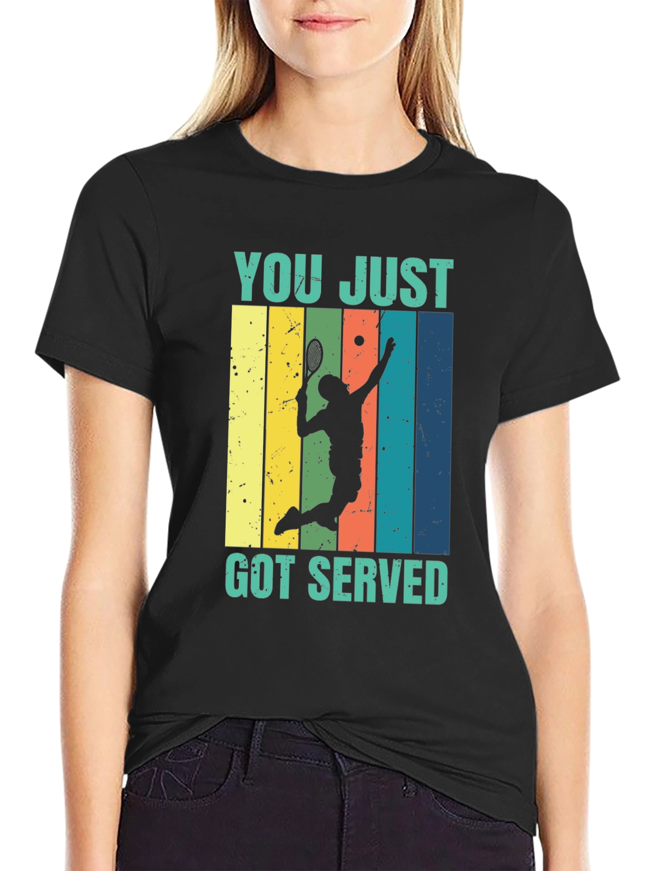 You Just Got Served Tennis Graphic Tee