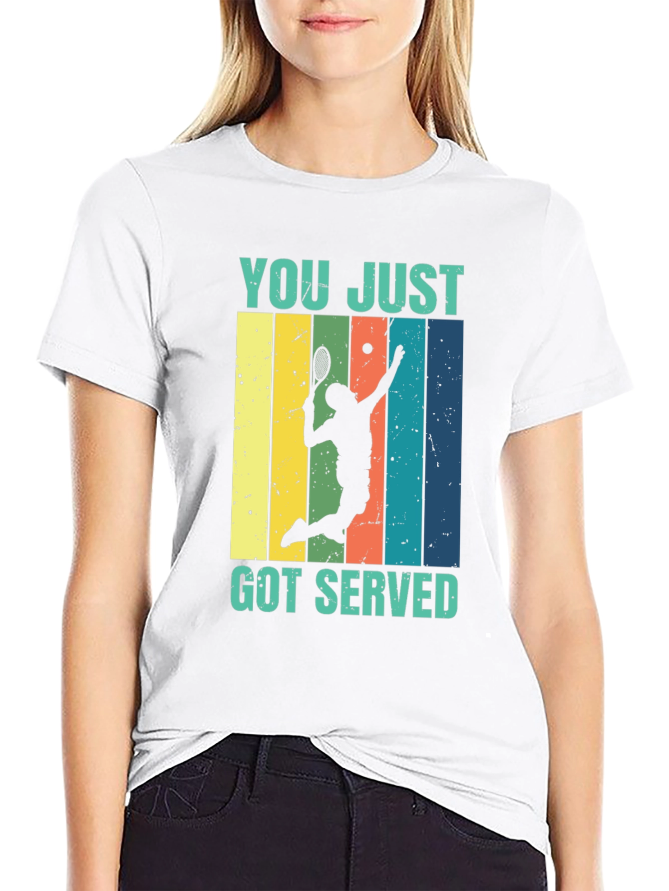 You Just Got Served Tennis Graphic Tee