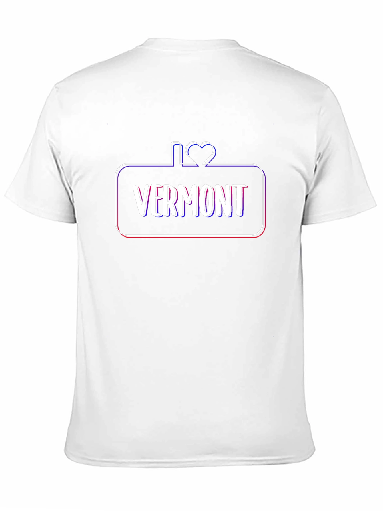 I Love Vermont Black T-Shirt