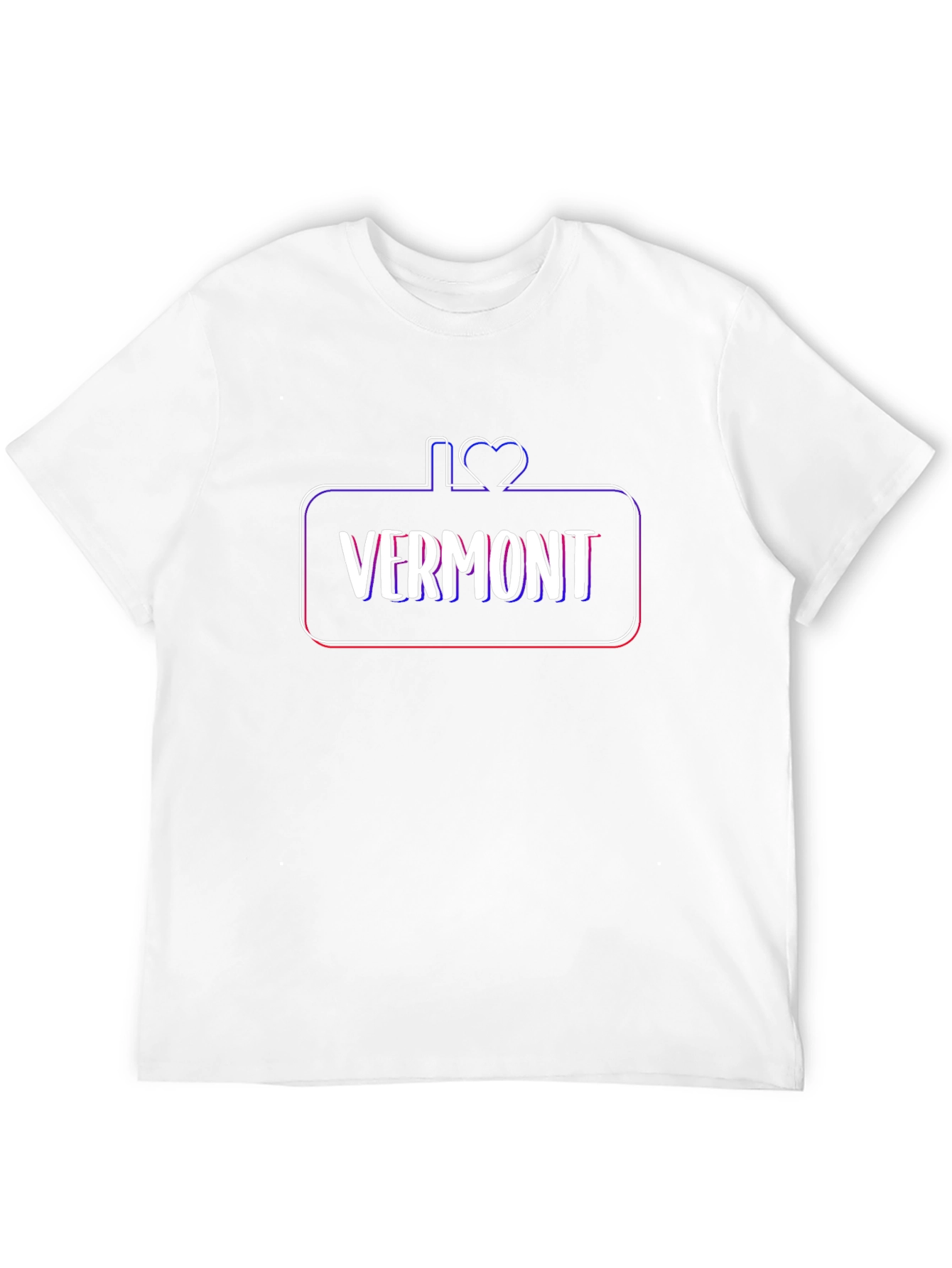 I Love Vermont Black T-Shirt