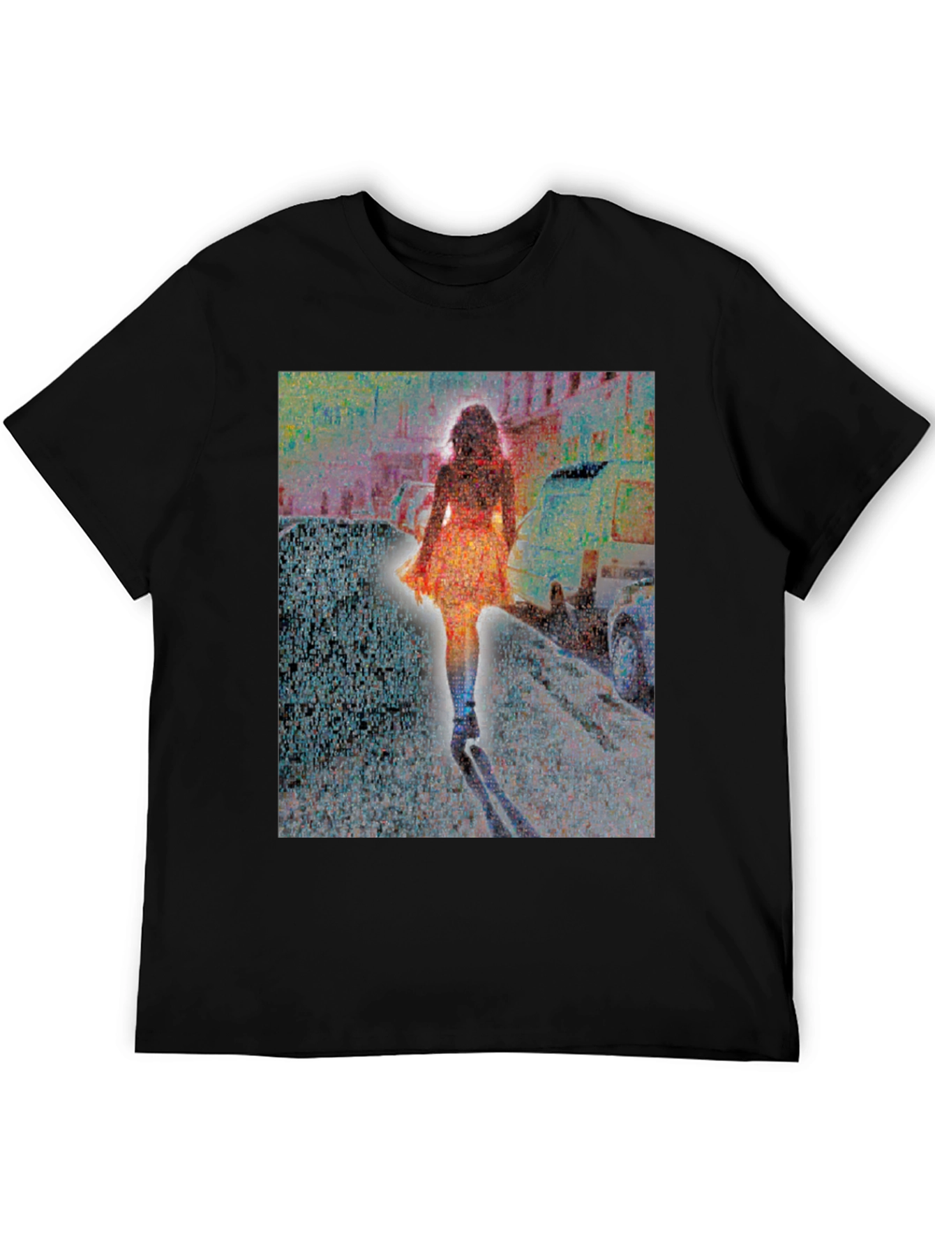 Abstract Cityscape Graphic Tee