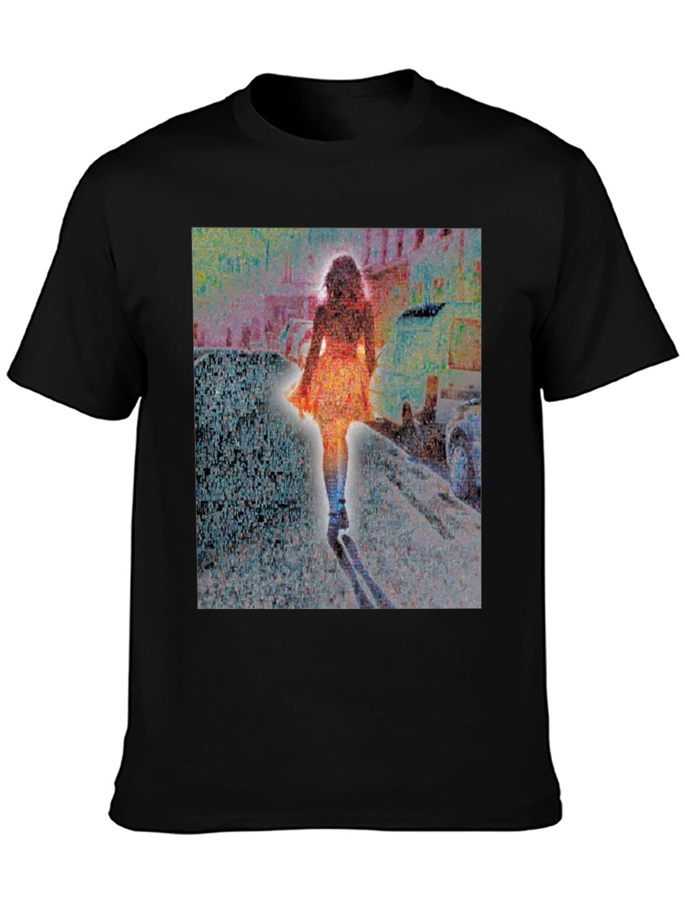 Abstract Cityscape Graphic Tee