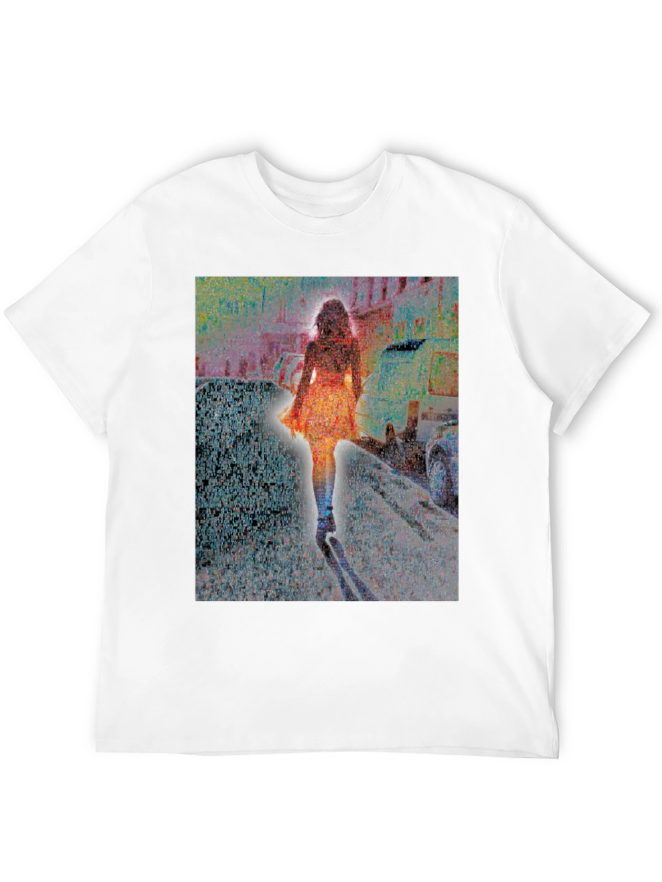Abstract Cityscape Graphic Tee