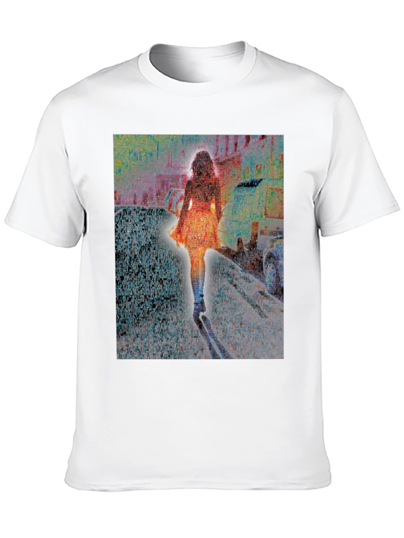 Abstract Cityscape Graphic Tee