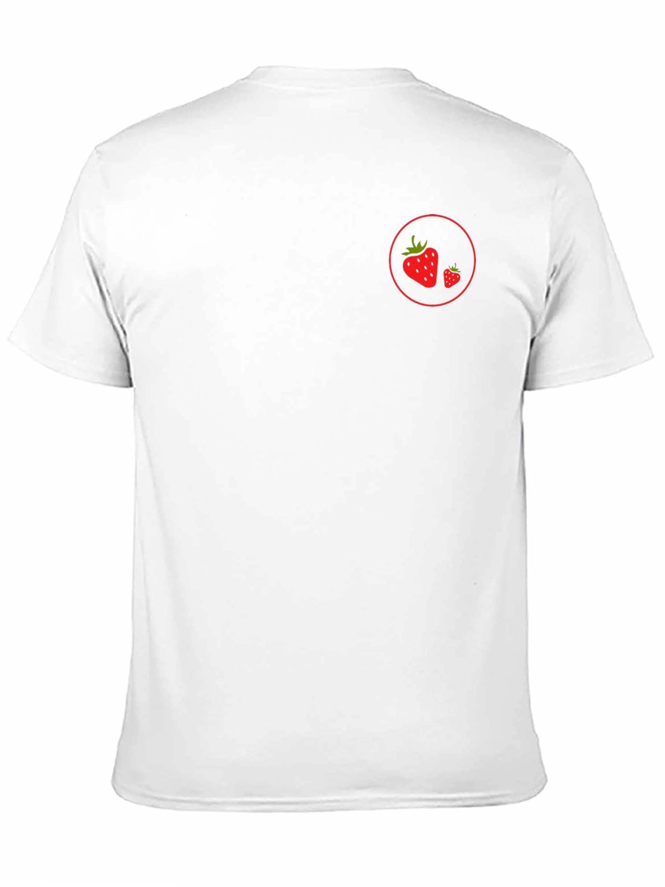Strawberry Graphic Black T-Shirt