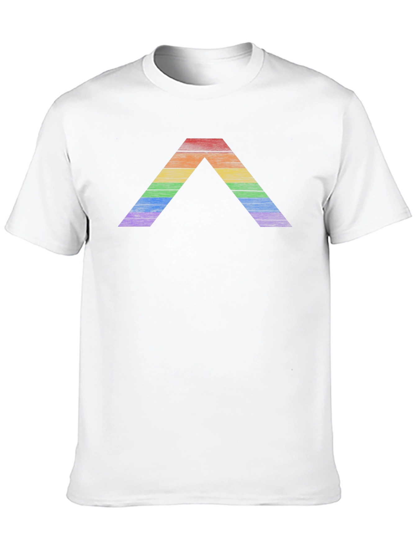 Rainbow Pride Chevron T-Shirt - Classic Black Tee