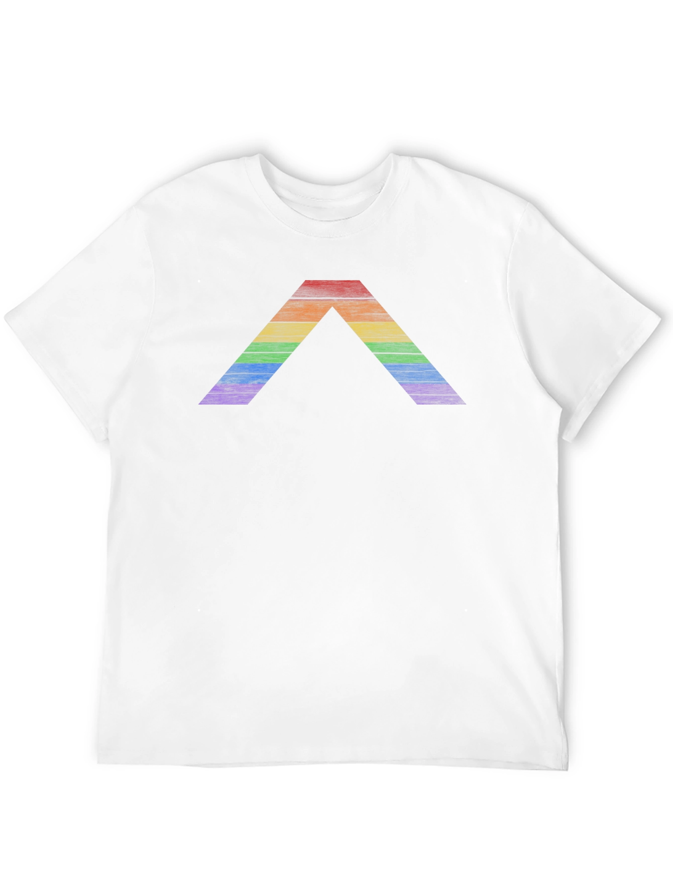 Rainbow Pride Chevron T-Shirt - Classic Black Tee