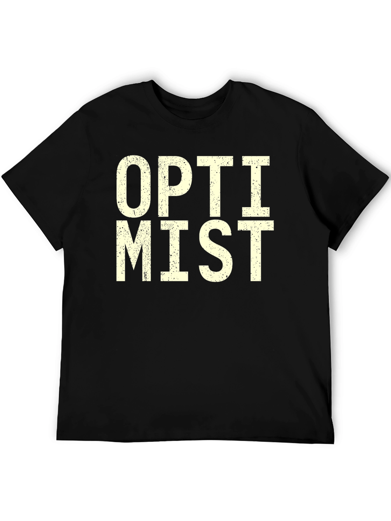 Optimist Graphic T-Shirt - Black