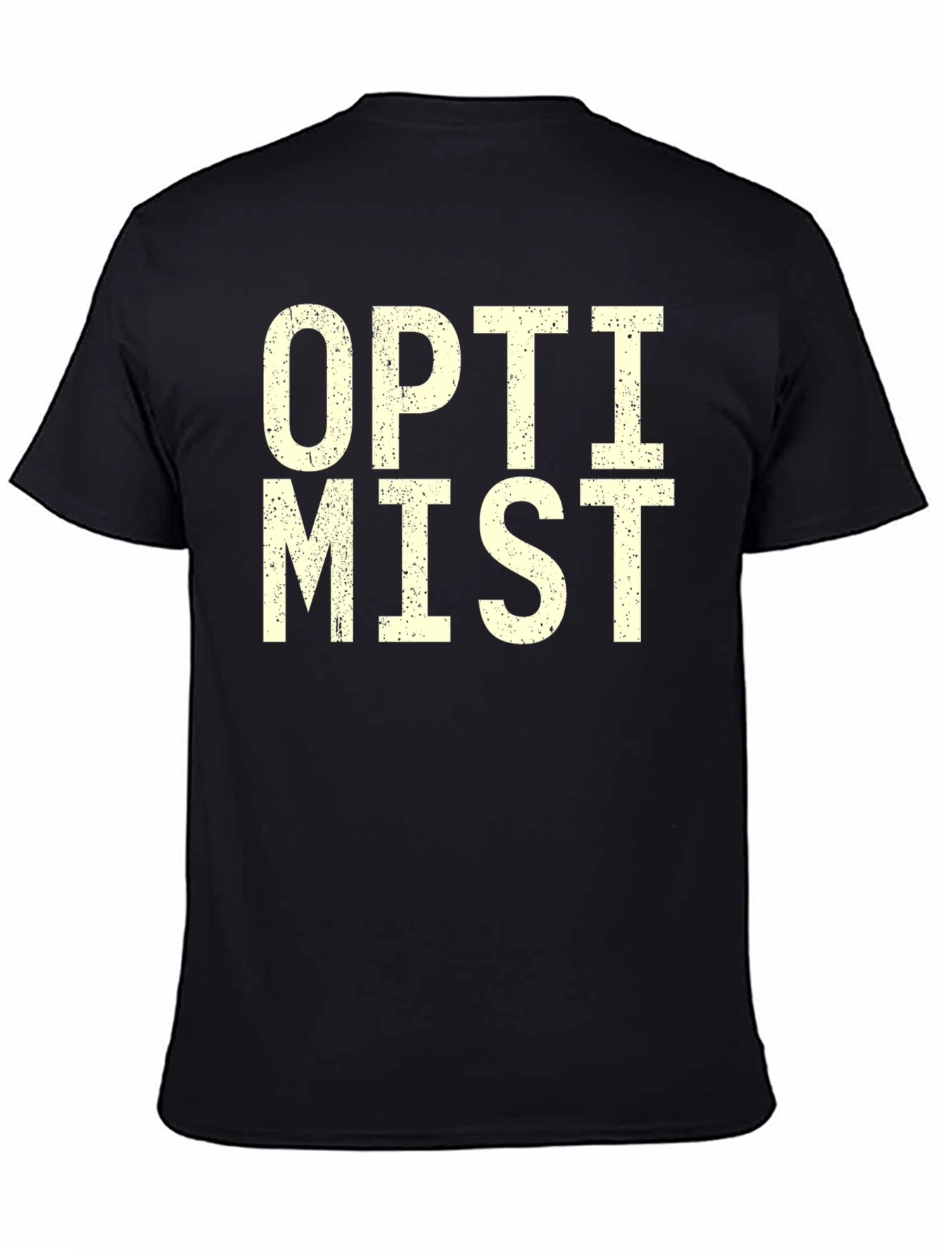 Optimist Graphic T-Shirt - Black