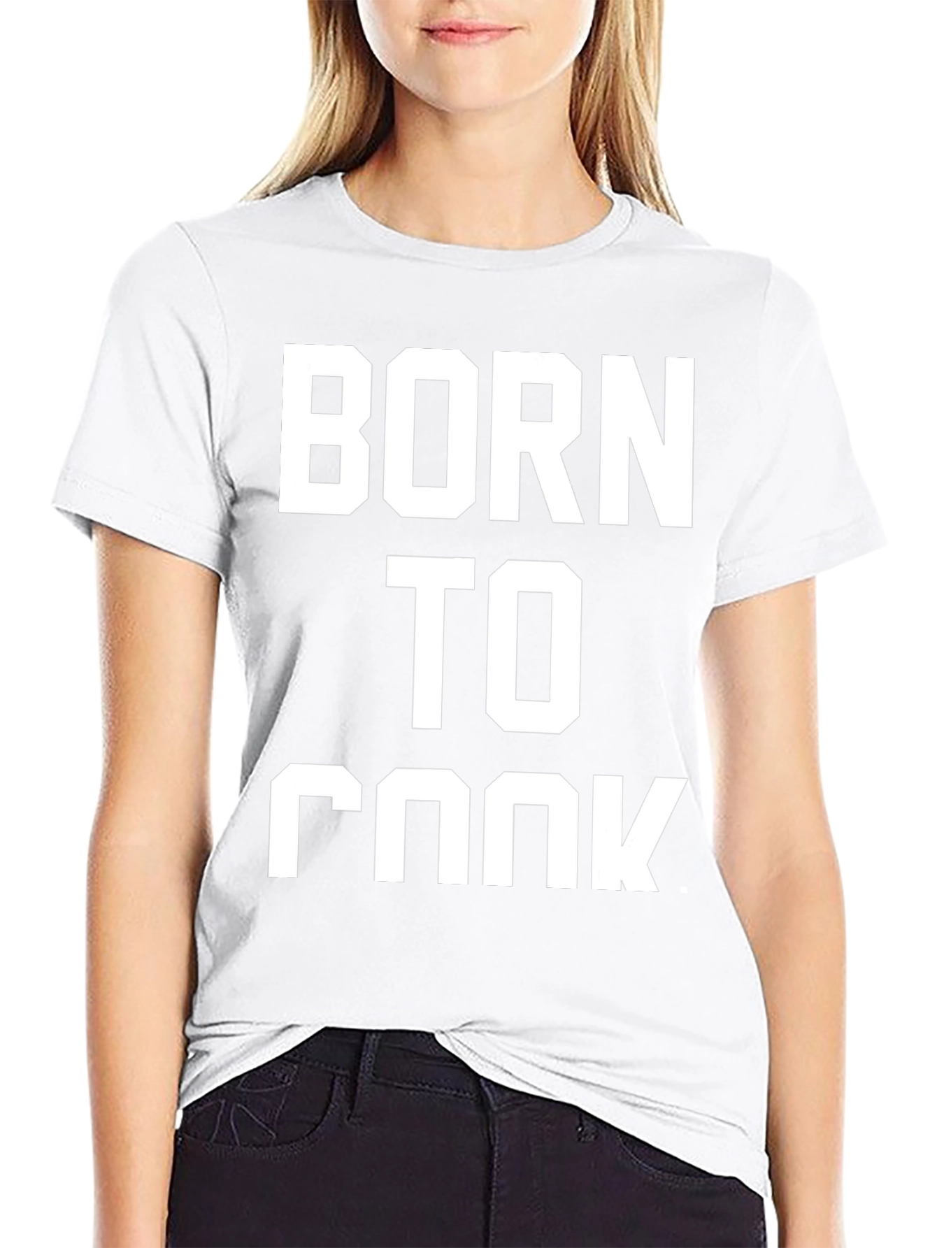Born To Cook Black T-Shirt