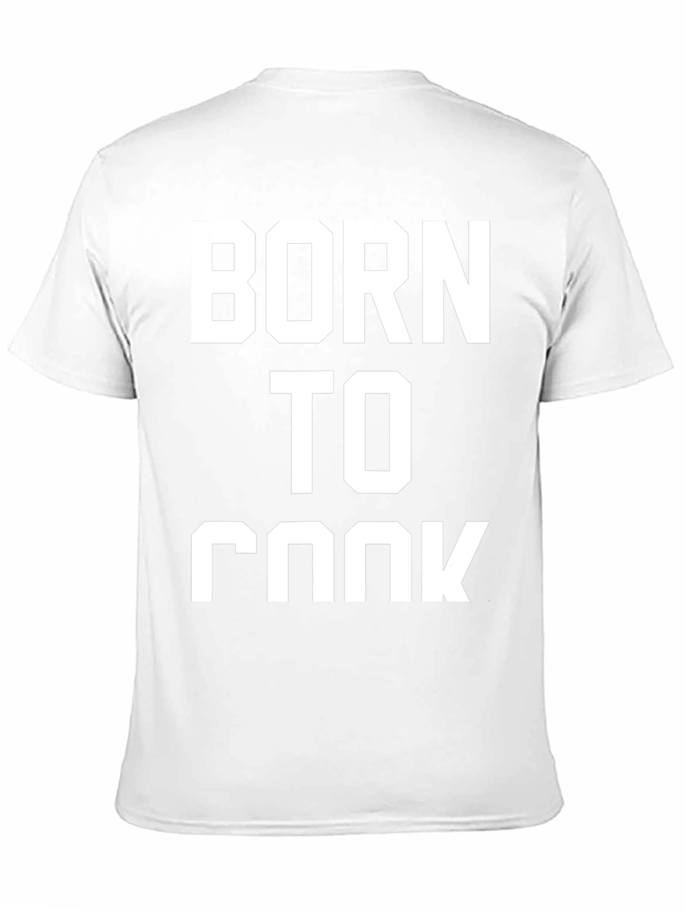 Born To Cook Black T-Shirt