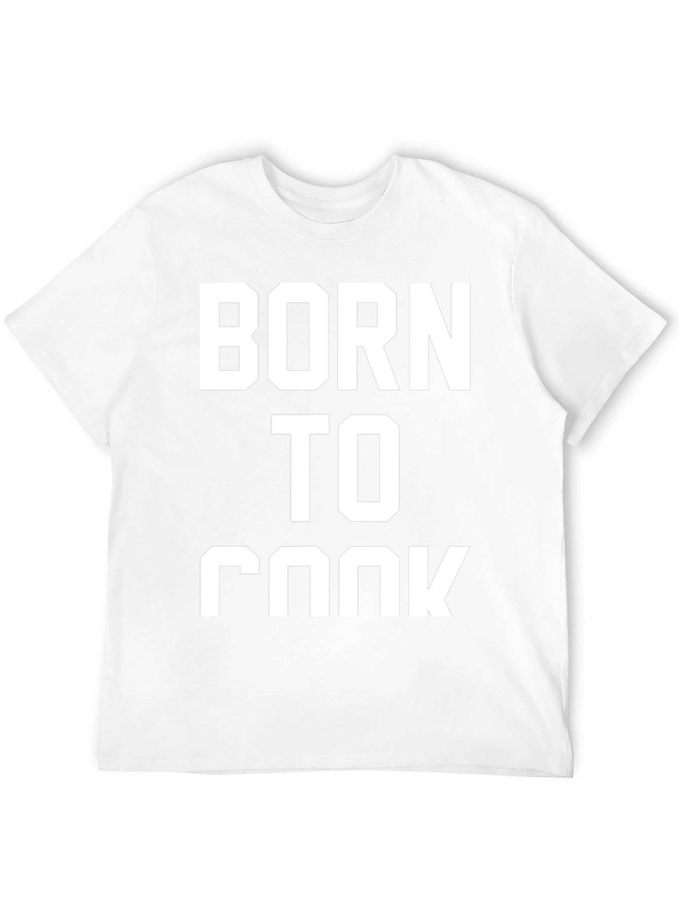 Born To Cook Black T-Shirt