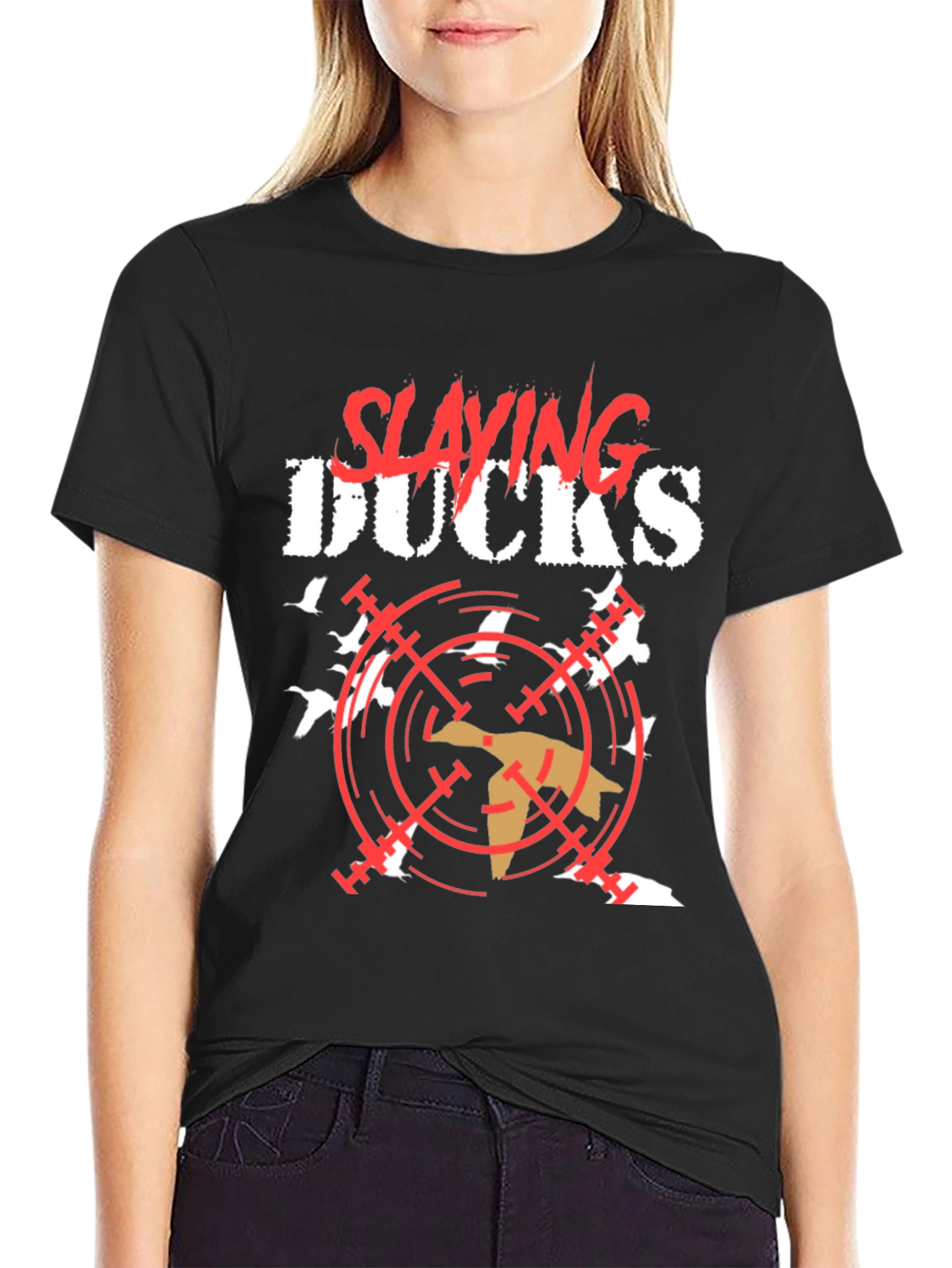 Slaying Ducks Hunting T-Shirt