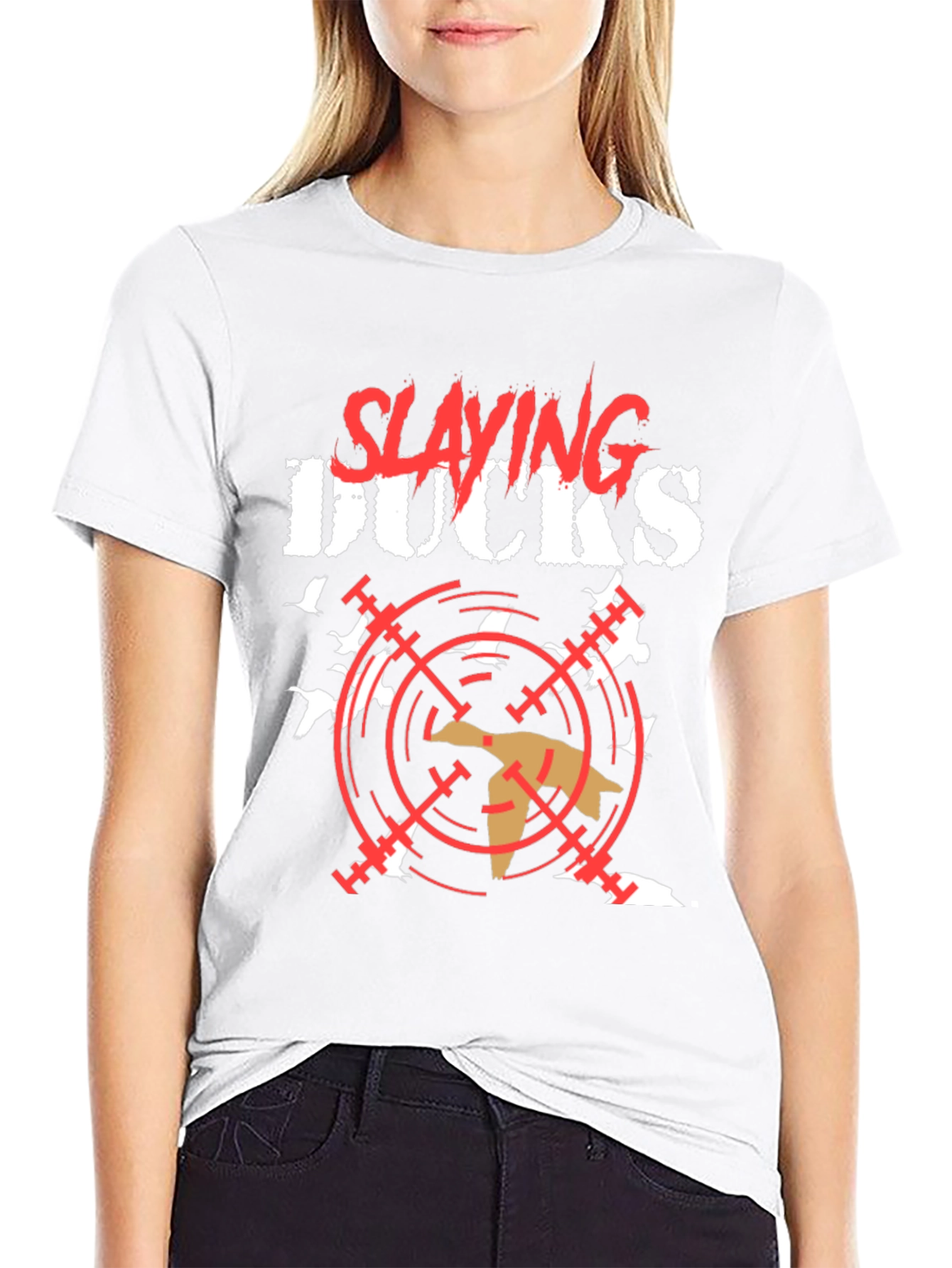Slaying Ducks Hunting T-Shirt
