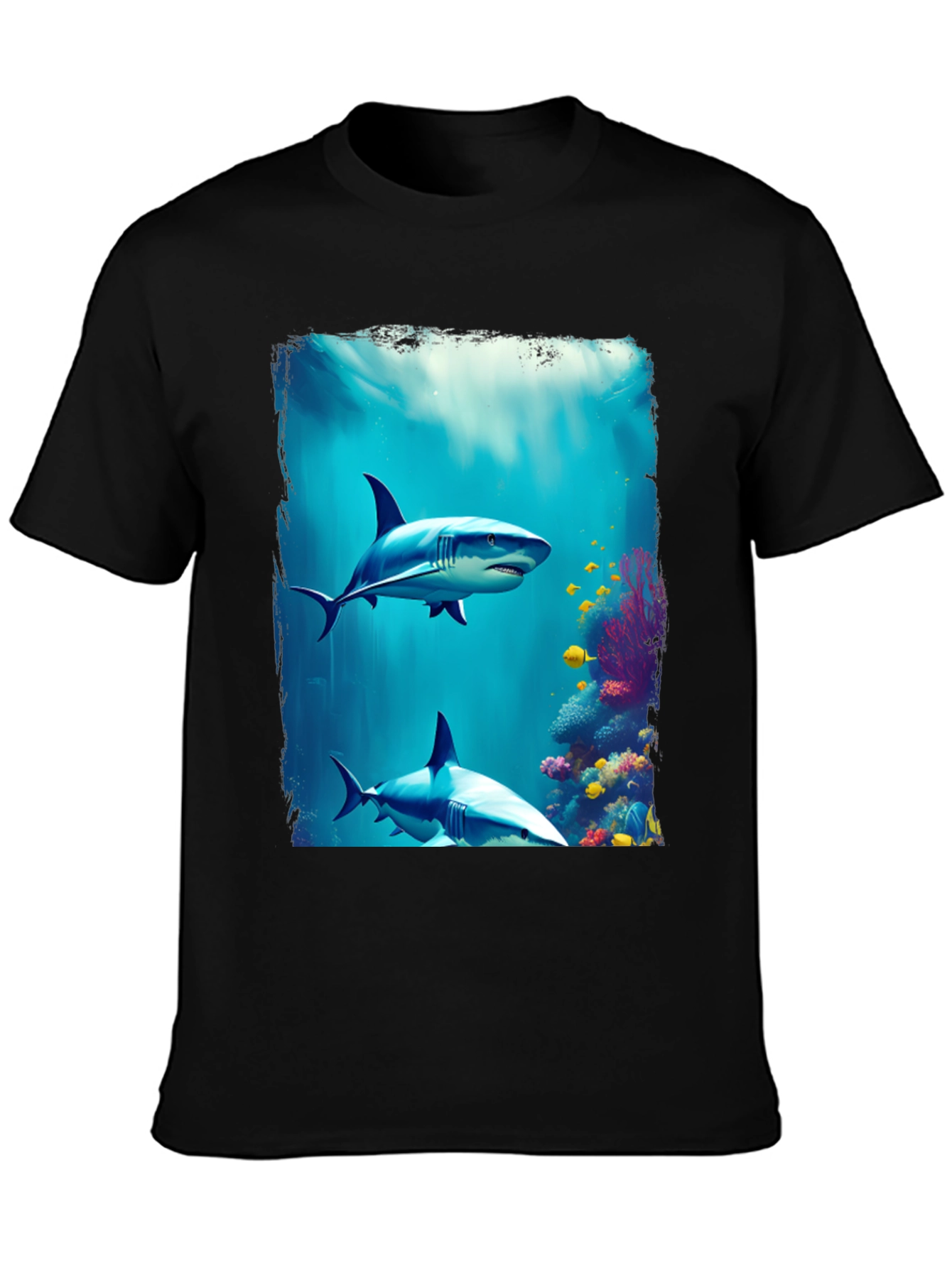 Shark Reef Graphic Tee - Ocean Life T-Shirt