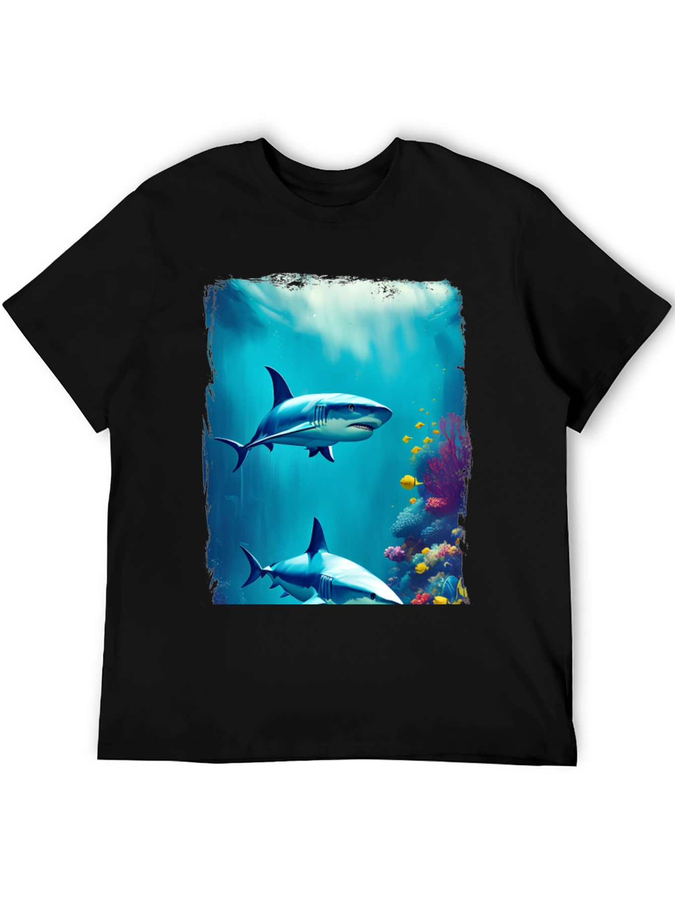 Shark Reef Graphic Tee - Ocean Life T-Shirt