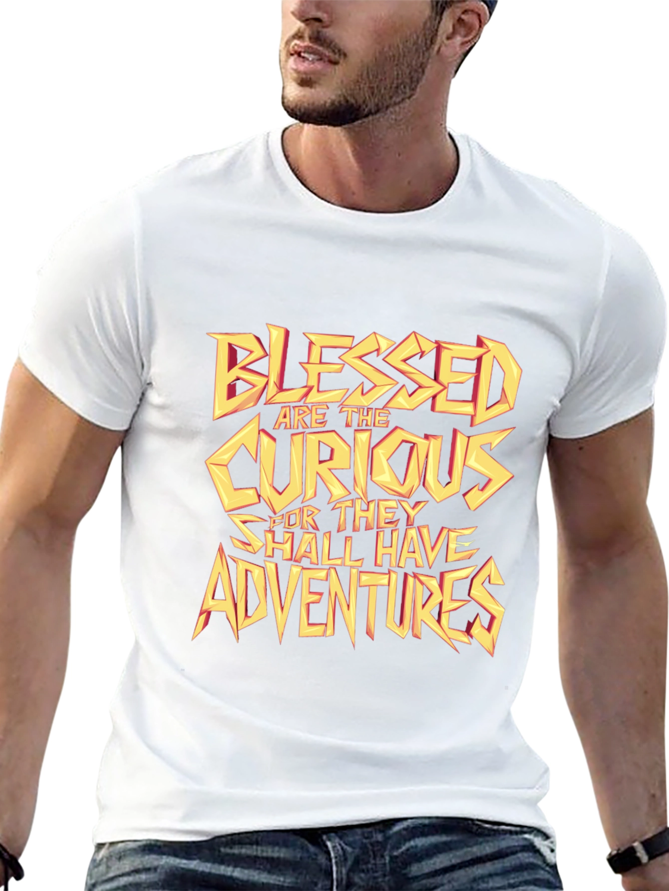 Blessed Are The Curious Graphic T-Shirt